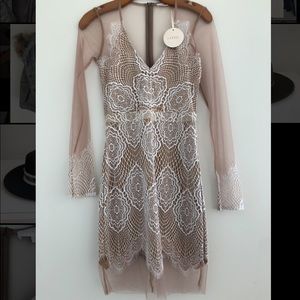 Brand New Nude Lacey Dress